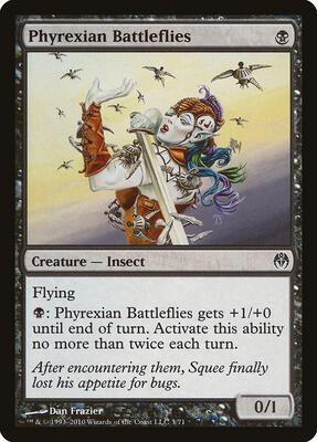 Phyrexian Battleflies card from Duel Decks: Phyrexia vs. the Coalition
