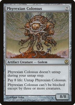 Phyrexian Colossus card from Duel Decks: Phyrexia vs. the Coalition