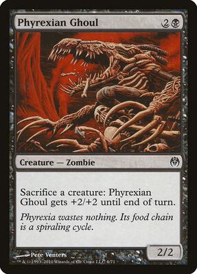 Phyrexian Ghoul card from Duel Decks: Phyrexia vs. the Coalition