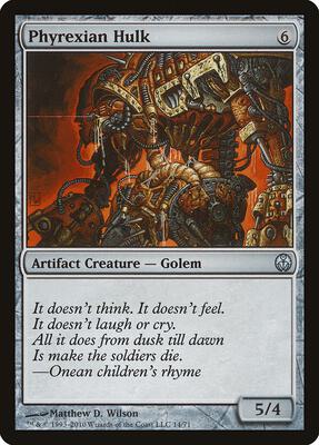 Phyrexian Hulk card from Duel Decks: Phyrexia vs. the Coalition