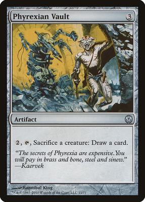 Phyrexian Vault card from Duel Decks: Phyrexia vs. the Coalition