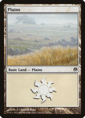 Plains (67) card from Duel Decks: Phyrexia vs. the Coalition