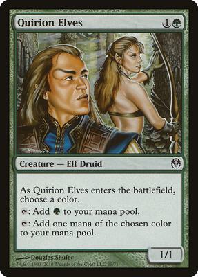 Quirion Elves card from Duel Decks: Phyrexia vs. the Coalition