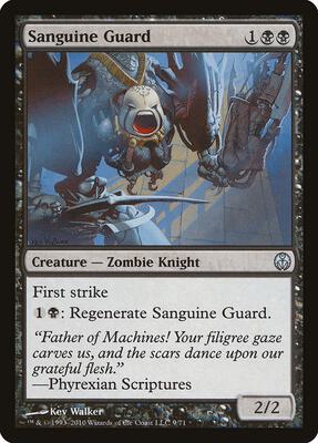 Sanguine Guard card from Duel Decks: Phyrexia vs. the Coalition