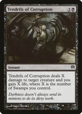 Tendrils of Corruption card from Duel Decks: Phyrexia vs. the Coalition