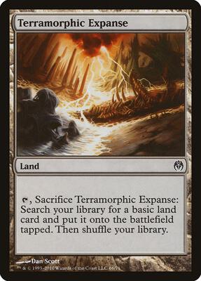 Terramorphic Expanse card from Duel Decks: Phyrexia vs. the Coalition