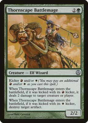 Thornscape Battlemage card from Duel Decks: Phyrexia vs. the Coalition