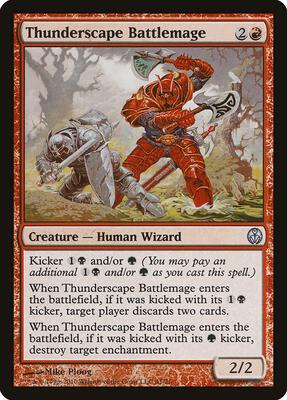 Thunderscape Battlemage card from Duel Decks: Phyrexia vs. the Coalition
