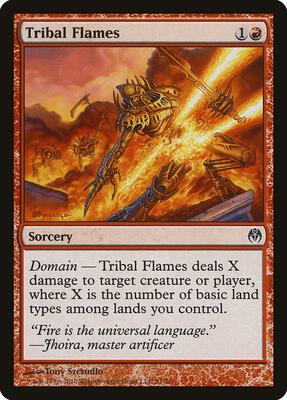 Tribal Flames card from Duel Decks: Phyrexia vs. the Coalition