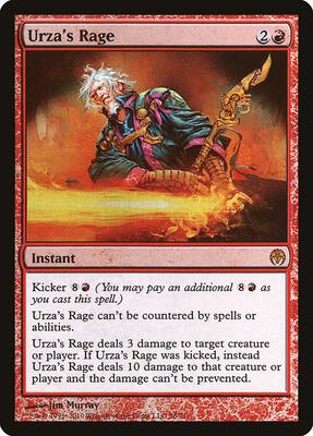 Urza's Rage card from Duel Decks: Phyrexia vs. the Coalition