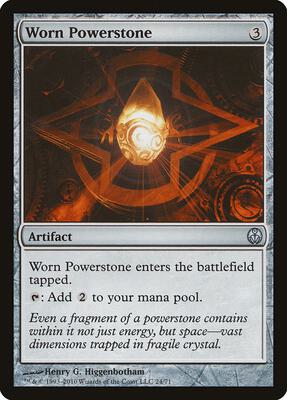 Worn Powerstone card from Duel Decks: Phyrexia vs. the Coalition