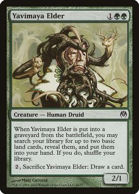 Yavimaya Elder card from Duel Decks: Phyrexia vs. the Coalition