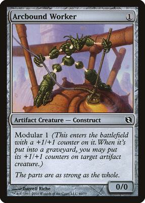 Arcbound Worker card from Duel Decks: Elspeth vs. Tezzeret