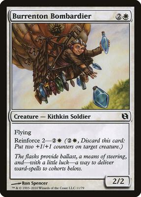 Burrenton Bombardier card from Duel Decks: Elspeth vs. Tezzeret