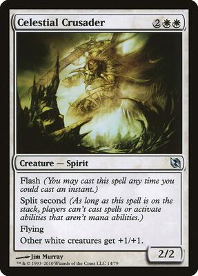 Celestial Crusader card from Duel Decks: Elspeth vs. Tezzeret