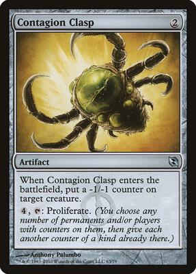 Contagion Clasp card from Duel Decks: Elspeth vs. Tezzeret