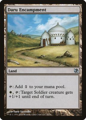 Daru Encampment card from Duel Decks: Elspeth vs. Tezzeret