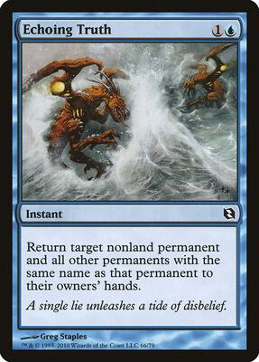 Echoing Truth card from Duel Decks: Elspeth vs. Tezzeret