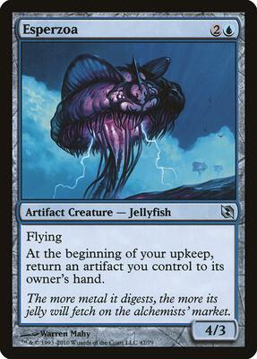 Esperzoa card from Duel Decks: Elspeth vs. Tezzeret
