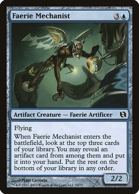 Faerie Mechanist card from Duel Decks: Elspeth vs. Tezzeret