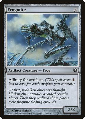 Frogmite card from Duel Decks: Elspeth vs. Tezzeret