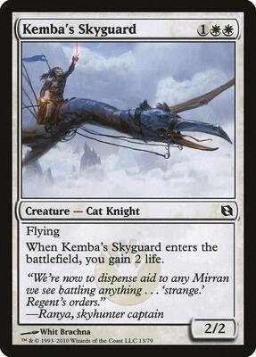 Kemba's Skyguard card from Duel Decks: Elspeth vs. Tezzeret