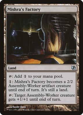 Mishra's Factory card from Duel Decks: Elspeth vs. Tezzeret