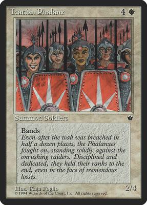 Icatian Phalanx card from Fallen Empires