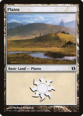 Plains (36) card from Duel Decks: Elspeth vs. Tezzeret