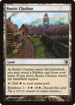 Rustic Clachan card from Duel Decks: Elspeth vs. Tezzeret