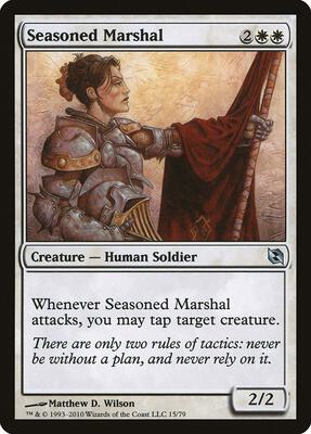 Seasoned Marshal card from Duel Decks: Elspeth vs. Tezzeret