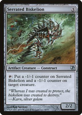 Serrated Biskelion card from Duel Decks: Elspeth vs. Tezzeret