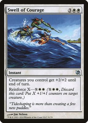 Swell of Courage card from Duel Decks: Elspeth vs. Tezzeret