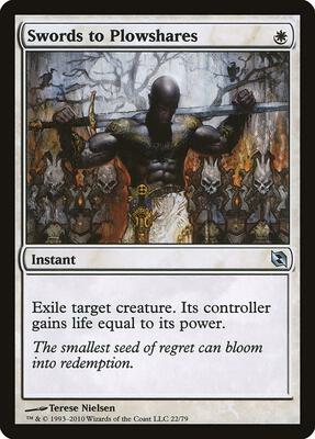 Swords to Plowshares card from Duel Decks: Elspeth vs. Tezzeret