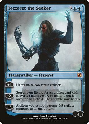 Tezzeret the Seeker card from Duel Decks: Elspeth vs. Tezzeret