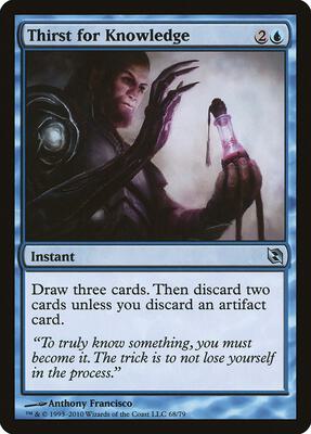Thirst for Knowledge card from Duel Decks: Elspeth vs. Tezzeret