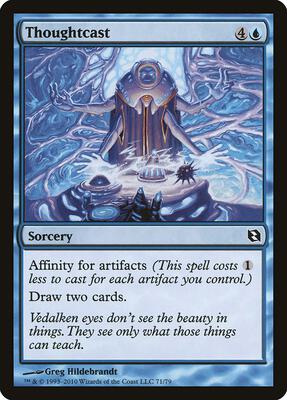 Thoughtcast card from Duel Decks: Elspeth vs. Tezzeret