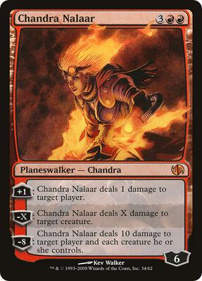 Chandra Nalaar card from Duel Decks: Jace vs. Chandra