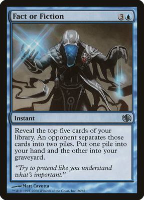 Fact or Fiction card from Duel Decks: Jace vs. Chandra