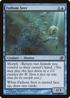 Fathom Seer card from Duel Decks: Jace vs. Chandra
