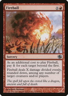 Fireball card from Duel Decks: Jace vs. Chandra