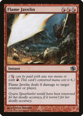 Flame Javelin card from Duel Decks: Jace vs. Chandra