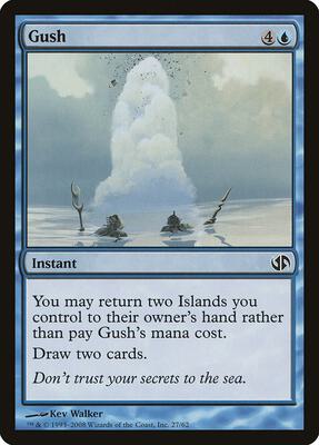 Gush card from Duel Decks: Jace vs. Chandra