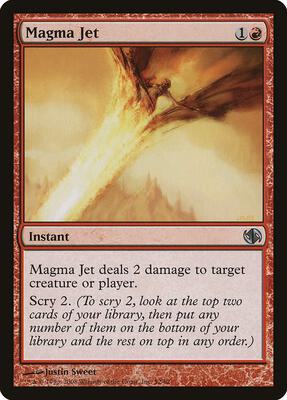 Magma Jet card from Duel Decks: Jace vs. Chandra