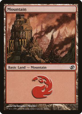 Mountain (60) card from Duel Decks: Jace vs. Chandra