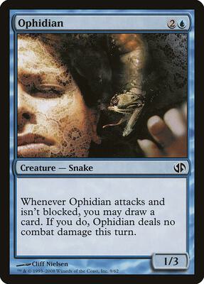 Ophidian card from Duel Decks: Jace vs. Chandra