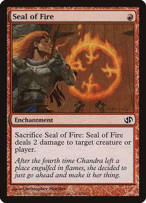 Seal of Fire card from Duel Decks: Jace vs. Chandra