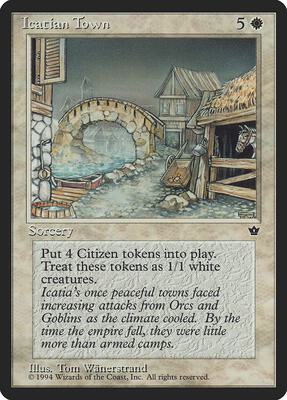 Icatian Town card from Fallen Empires