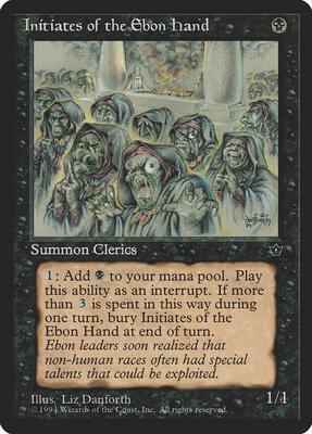 Initiates of the Ebon Hand (Danforth) card from Fallen Empires