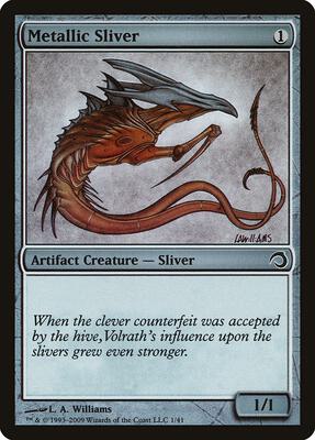 Metallic Sliver card from Premium Deck Series: Slivers